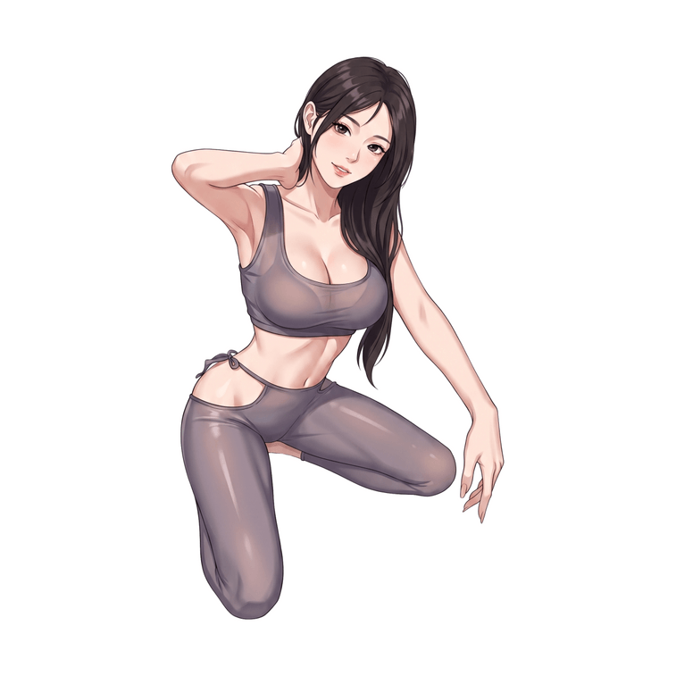 Ice Silk Yoga Outfit Stretchy Slim Fit Cutout Lounge Set Flirty Sportswear Gray One Size